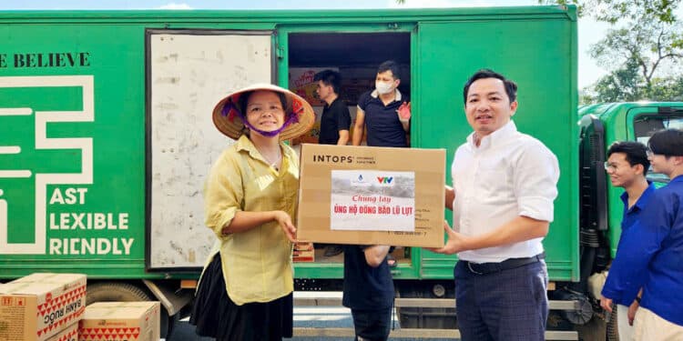 Tuổi trẻ VTV – Ngọn cờ tiên phong trong cứu trợ sau cơn bão số 3