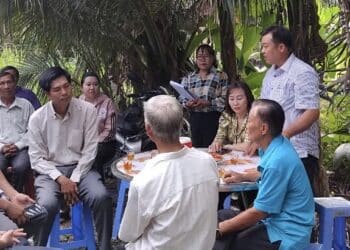 Viện IMRIC – Viện IRLIE phối hợp Tạp chí Doanh nghiệp và Trang trại Việt Nam: Khởi công cầu nông thôn tổ 25 – nối nhịp bờ vui