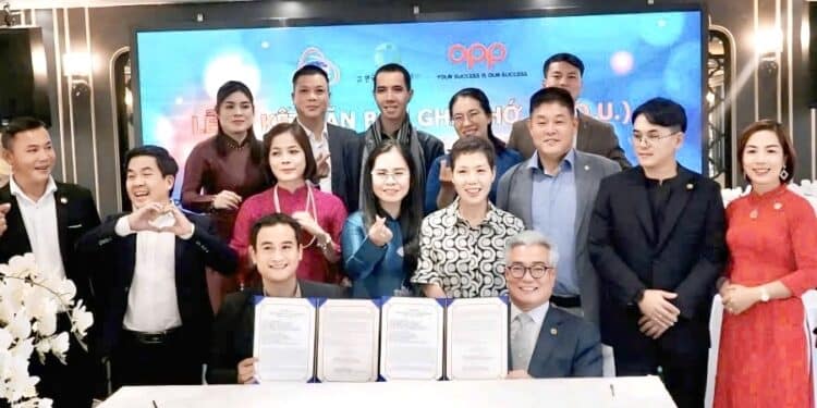 Quỹ Xanh Hàn Quốc dành cho người khuyết tật và công ty CP OPP Việt Nam ký kết biên bản ghi nhớ