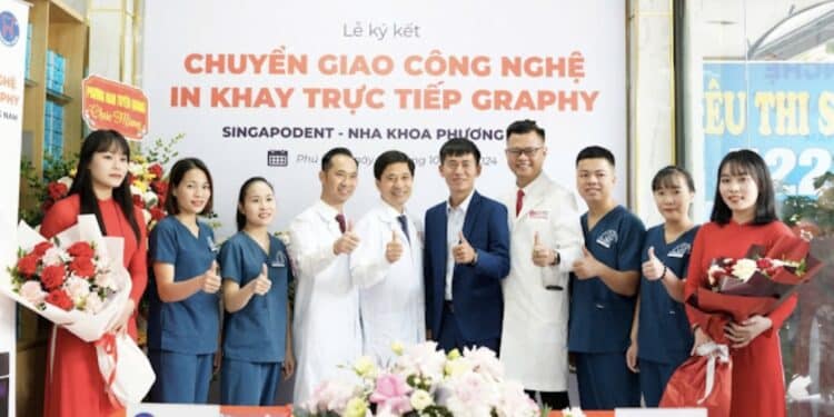 Nha khoa Phương Nam ký kết chuyển giao công nghệ Graphy đầu tiên về in khay trong suốt trực tiếp tại Phú Thọ