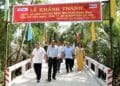 Khánh thành, đưa vào sử dụng cầu dân sinh tại xã Phước Hiệp (Mỏ Cày Nam, Bến Tre), trao quà cho người dân ngay trước thềm năm mới Ất Tỵ 2025