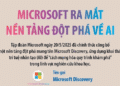 Microsoft ra mắt nền tảng đột phá về AI