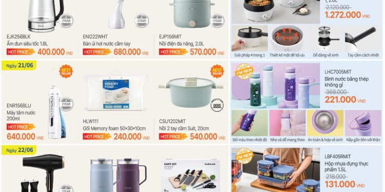 LocknLock tung “siêu tiệc mau sắm” tại Long Hậu – Ưu đãi đến 50%++ và cơ hội trúng vàng